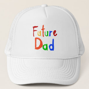 Kid Text Future Dad T-shirts and Gifts Trucker Hat