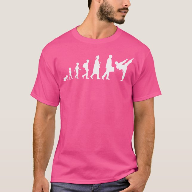 Kid To Karateka Evolution Karate School T-Shirt (Front)