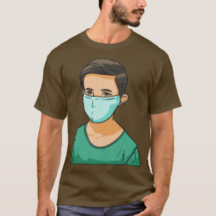 Kid Wearing Mask T-Shirt