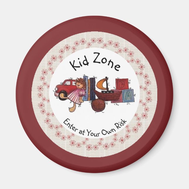 Kid Zone Magnet (Front)