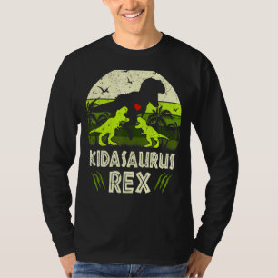 Kida Dinosaur T Rex Kidasaurus 2 Kids Family Match T-Shirt