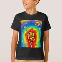 Kidcore Aesthetic Rainbow Dancing Flower 80s 90s R