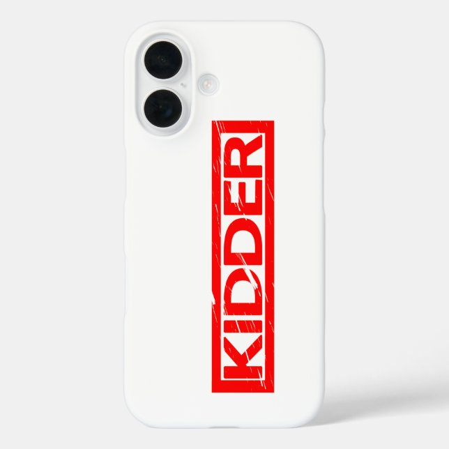 Kidder Stamp Case-Mate iPhone Case (Back)