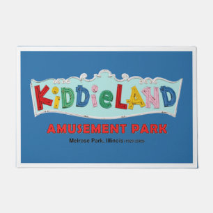 Kiddieland Melrose Park, IL, Text Sign Doormat