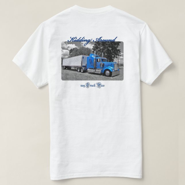 Kidding Around (logo front #2) T-Shirt (Design Back)