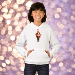 Kidding Me Teen Christmas Elf Girl's Hoodie