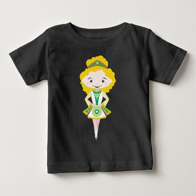 KIDLETS :: irish dancer blonde Baby T-Shirt (Front)