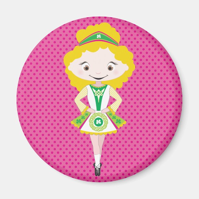 KIDLETS :: irish dancer blonde Magnet (Front)
