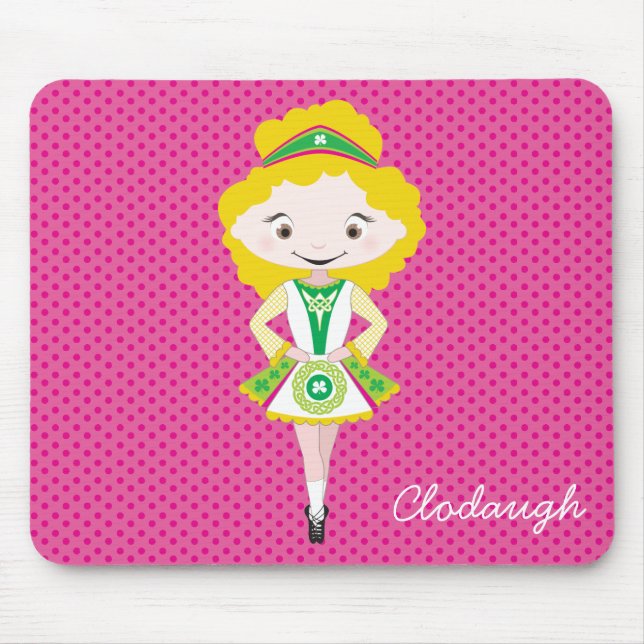 KIDLETS :: irish dancer blonde Mouse Pad (Front)