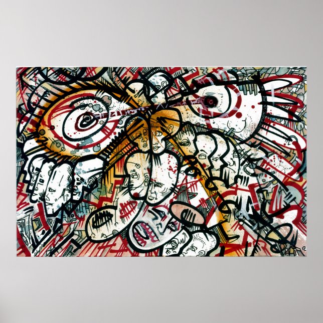 "Kidnapped By Aliens" Poster (Front)