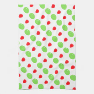 Kidney Beans and Gum Drops Tea Towel