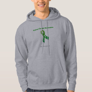 Kidney Cancer Green Ribbon Hoodie