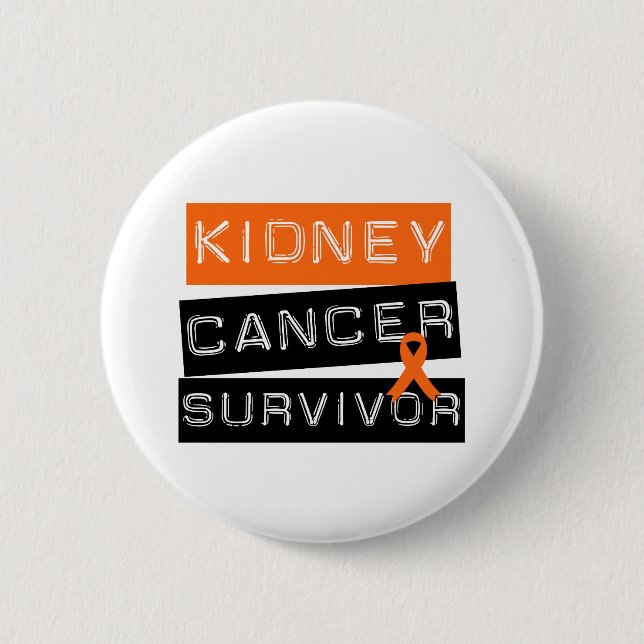 Kidney Cancer Survivor 6 Cm Round Badge (Front)