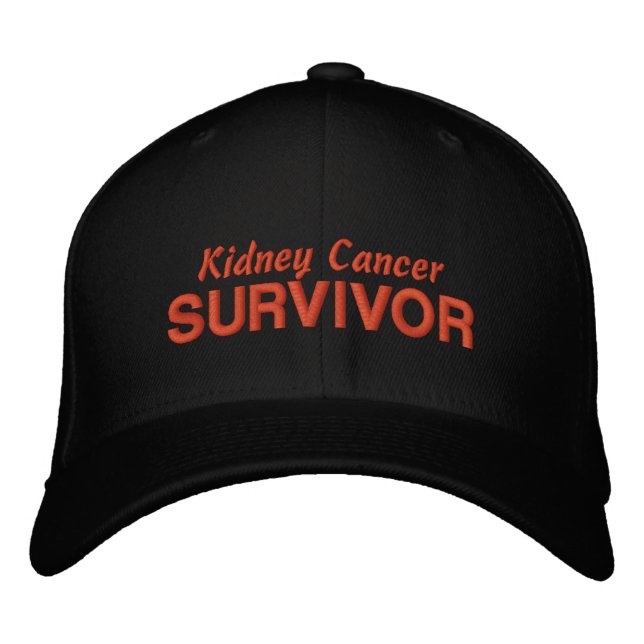 Kidney Cancer Survivor Embroidered Hat (Front)
