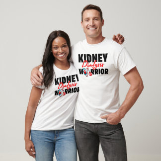 Kidney Dialysis Warrior Kidney Recipient Matching T-Shirt