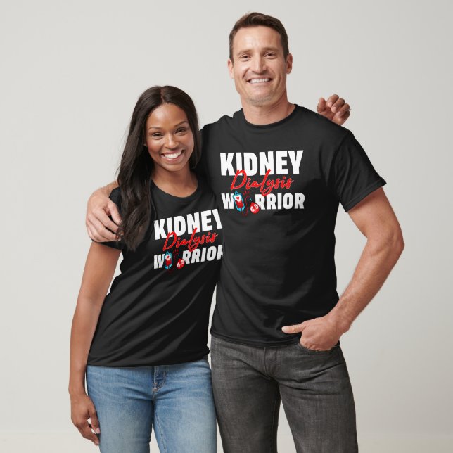 Kidney Dialysis Warrior Kidney Recipient Matching T-Shirt (Unisex)