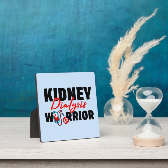 Kidney Dialysis Warrior Kidney Recipient Plaque (Insitu)