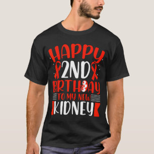 Kidney Disease Awareness 2nd Birthday T-Shirt
