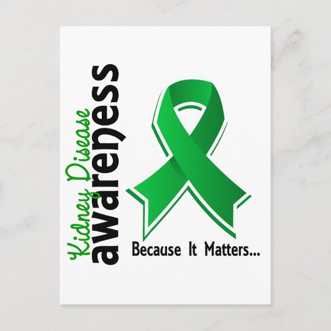 Kidney Disease Awareness 5 Postcard (Front)