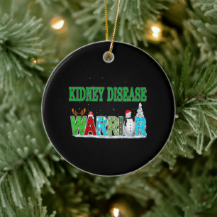 Kidney Disease Awareness Ceramic Tree Decoration