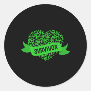 Kidney Disease Awareness Classic Round Sticker