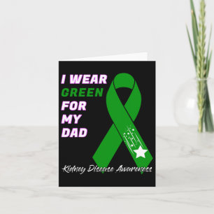 Kidney Disease Awareness Dialysis Transplant Patie Card