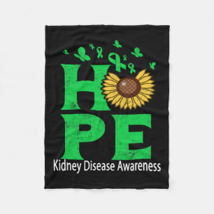 Kidney Disease Awareness Fleece Blanket