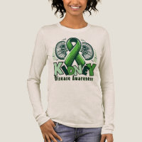 Kidney Disease Awareness – Green Ribbon T-Shirt