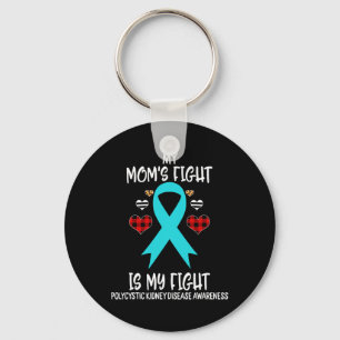 Kidney Disease Awareness My Mum's Fight Is My Fig  Key Ring
