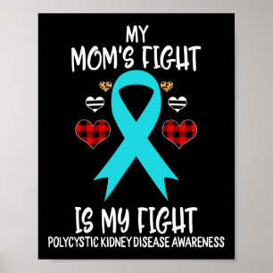 Kidney Disease Awareness My Mum's Fight Is My Fig  Poster