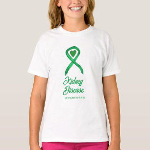 Kidney Disease Awareness Ribbon Angel Art Shirt