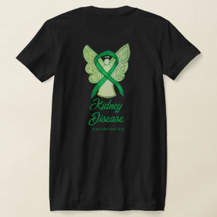 Kidney Disease Awareness Ribbon Angel Art Shirt