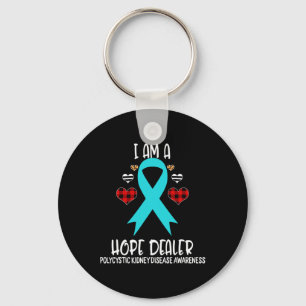 Kidney Disease Awareness Ribbon I Am A Hope Deale Key Ring