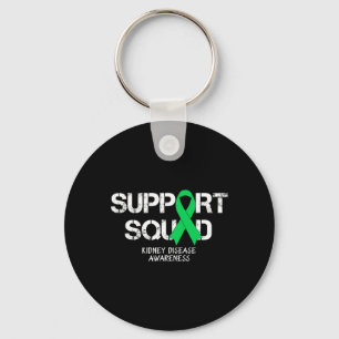 Kidney Disease Awareness Support Squad Men Women  Key Ring