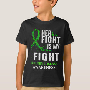 Kidney Disease Awareness Survivor Green Ribbon Men T-Shirt