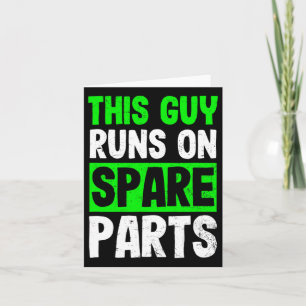 Kidney Disease Design Guy Runs On Spareparts Gift  Card