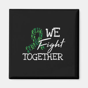 Kidney Disease Green Ribbon Family Quote Awareness Magnet