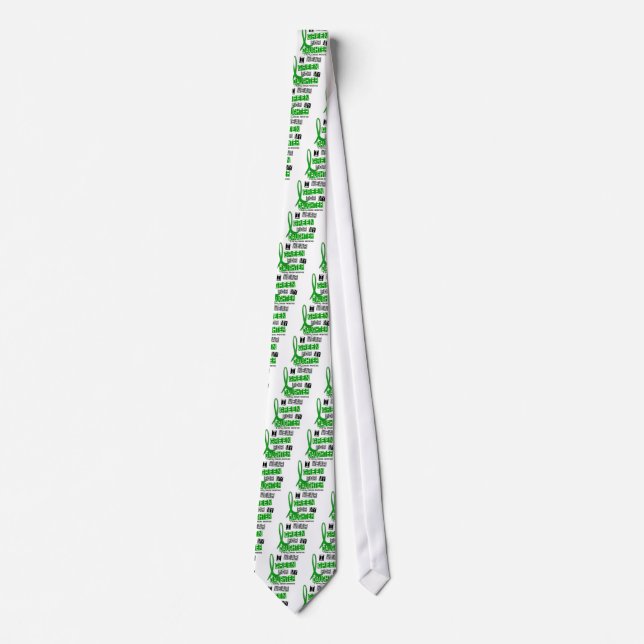 Kidney Disease I Wear Green For My Daughter 37 Tie (Front)