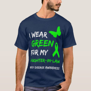 Kidney Disease I Wear Green For My DaughterInLaw R T-Shirt