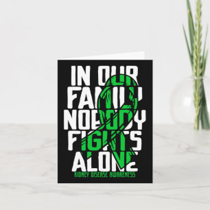 Kidney Disease Support Family Kidney Disease Aware Card