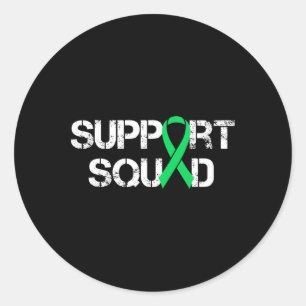 Kidney Disease Support Squad Classic Round Sticker