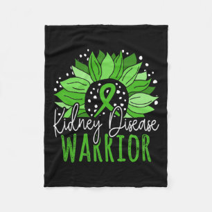 Kidney Disease Warrior Fleece Blanket