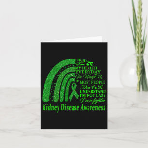 Kidney Disease Warrior I'm Fine 2 Card