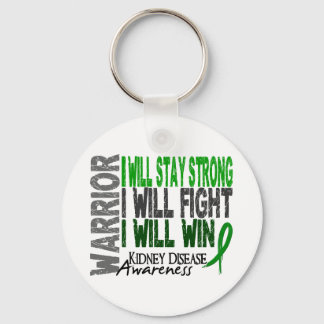 Kidney Disease Warrior Key Ring