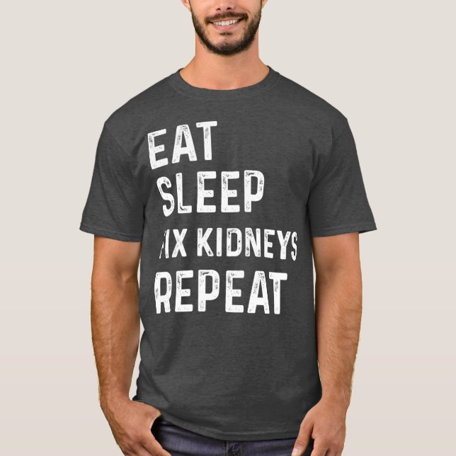 Kidney Doctor Gifts Dialysis Tech Nephrology T-Shirt (Front)