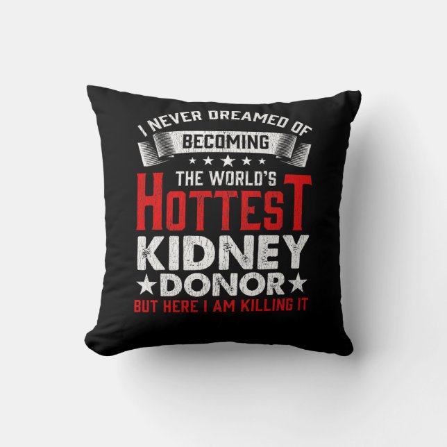 Kidney Donor Organ Transplant Surgery Recovery Cushion (Front)