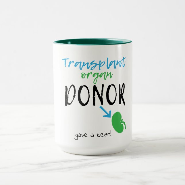 Kidney Donor Transplant Mug (Center)