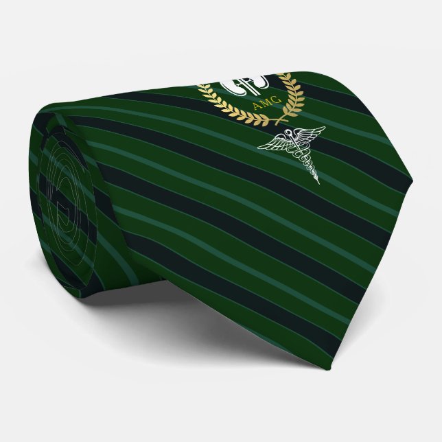Kidney Specialist | Nephrologist Custom Green Tie (Rolled)