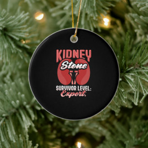 Kidney Stone Surgery Recovery Ceramic Tree Decoration