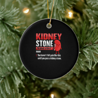 Kidney Stone Surgery Recovery Ceramic Tree Decoration